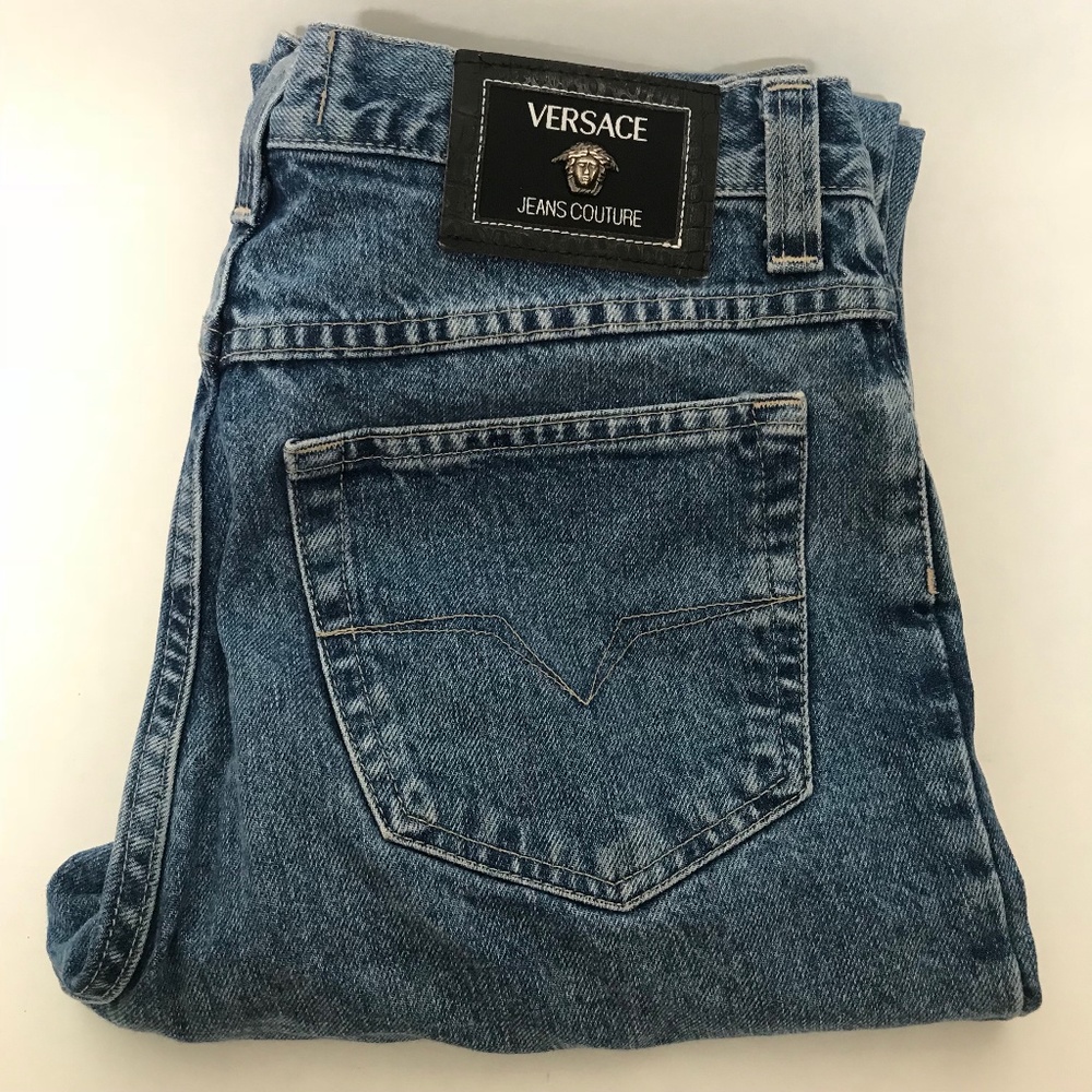 Vintage High Waisted Versace Jeans - Size 6-8